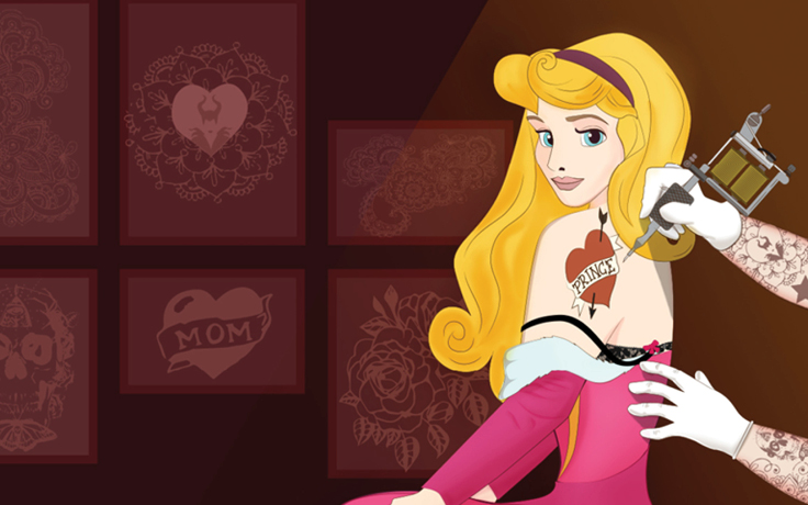 What do Disney Princesses do on Valentine's Day?